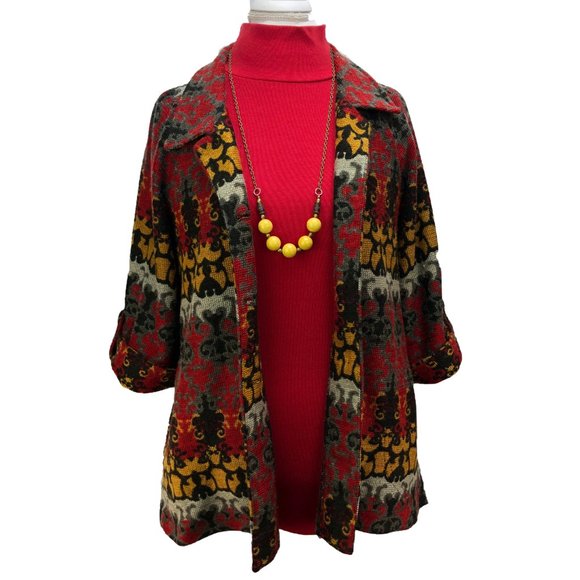 LUII luxury swing style coat jacket - EUC - Picture 6 of 15